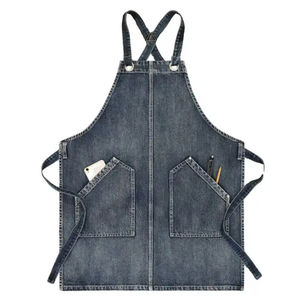 Kitchen <b>Apron</b> Fashion Canvas Chef <b>Apron</b> cocina accesorios de cocina novedosos Straps For <b>BBQ</b> Shop Nail Salon - Product Image 2