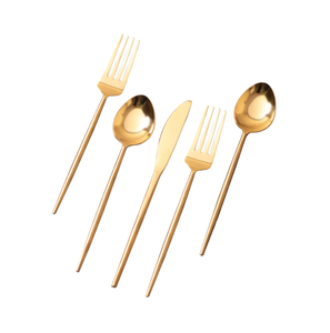 Ensemble de couverts en acier inoxydable de haute qualité, design simple, artisanal, de qualité supérieure à prix abordable - Product Image 6