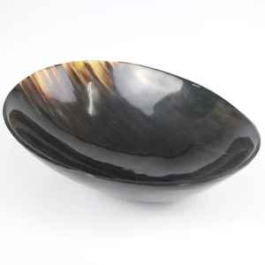 Cuenco para servir cuerno de búfalo natural rústico de alta calidad hecho a mano para cocinas ecológicas al precio más bajo de HF CRAFTS - Product Image 5