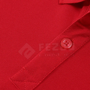 เสื้อโปโลผู้ชายแขนสั้นผ้าผสมโพลีเอสเตอร์/คอตตอนถักเนื้อแน่นคุณภาพสูง แห้งเร็ว สไตล์กอล์ฟ ขายส่ง - Product Image 3