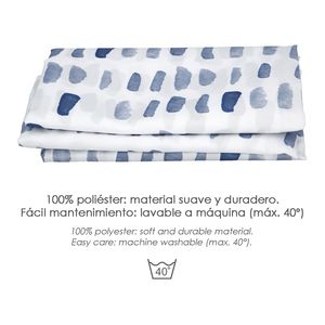 Tenda da doccia Matrix Blue 180x200 cm. Impermeabile - Product Image 3