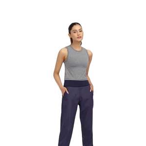 Gran oferta, camiseta sin mangas deportiva para mujer, camiseta sin mangas personalizada, transpirable, de punto, 100% algodón, secado rápido, Yoga, gimnasio informal - Product Image 4
