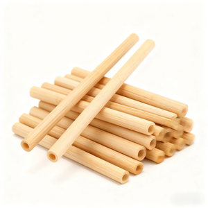 หลอดดูดน้ำไม้ไผ่ธรรมชาติ 100% แบบใช้แล้วทิ้ง คุณภาพสำหรับการเดินทาง คุณภาพสูงจากเวียดนาม - Product Image 3