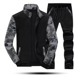 Prêt à Expédier Survêtement à Fermeture Éclair en Polyester 100% de Haute Qualité pour Hommes Ensembles de Sport d'Hiver avec Logo Personnalisé - Product Image 6