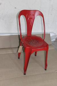 2025 vente chaude chaise de salle à manger en métal moderne dossier droit extensible pour bureau à domicile Villa chambre salon hôtel utilisation - Product Image 5