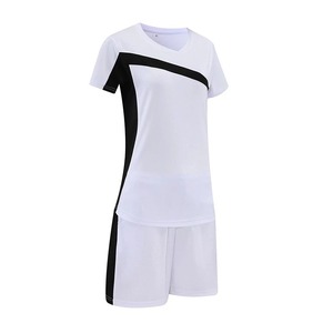 Maillot de volley-ball à manches courtes pour femmes nom numéro imprimer étudiant compétition équipe formation uniformes vêtements de sport pour femmes - Product Image 6