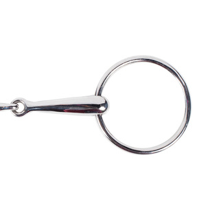 Broca de anillo suelto articulada de boca hueca, broca de filete de caballo de acero inoxidable, tachuela ecuestre, equipo de entrenamiento y equitación - Product Image 5