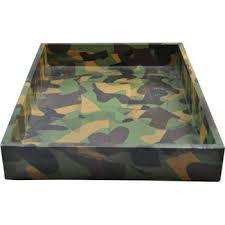 Plateau décoratif en MDF au design unique Beau plateau décoratif de forme carrée design Plateau en MDF de service de café chic pour hôtel et maison - Product Image 4