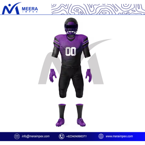 Uniforme de fútbol americano de diseño personalizado para hombre, conjunto completo de pantalones de Jersey de equipo, traje transpirable de secado rápido por sublimación OEM al por mayor - Product Image 4