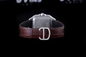 Nouvelle montre-bracelet pour homme de luxe édition squelette limitée, sertie de diamants de moissanite originaux en clarté VVS - Product Image 4