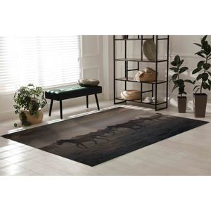 Alfombra de Chenilla con Caballos Salvajes: Decoración Antideslizante para Amantes de los Caballos, Alfombra Delgada No Tejida - Product Image 4