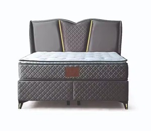 Lit de matelas réglable moderne personnalisable planche de bois durable stockage inclinable fonction extensible hôtel chambre salon - Product Image 2