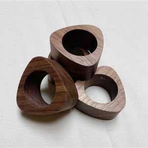 Los últimos accesorios decorativos para servilletas, servilleteros de madera hechos a mano, soporte de tejido para decoración de mesa de comedor y detalles para el hogar - Product Image 6