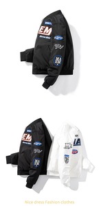 Veste de baseball universitaire américaine pour hommes Bomber Vintage à manches longues avec logo brodé pour l'hiver Veste universitaire pour hommes - Product Image 3