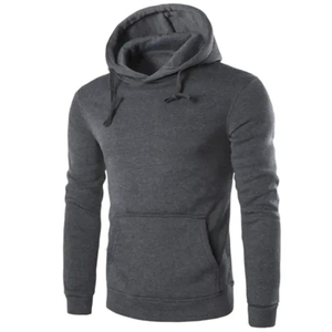 Sudadera con capucha de gran tamaño de felpa francesa de algodón 100% para hombre, sudadera informal de peso pesado, sudaderas con capucha sólidas de invierno para hombre - Product Image 6