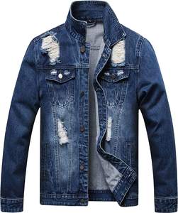 Vestes en jean en coton pour hommes Vêtements pour hommes Vestes et manteaux grande taille pour hommes - Product Image 1