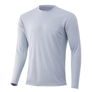 UPF 50 <b>Black</b> Unisex <b>Long</b> <b>Sleeve</b> Fishing Shirt Mask UV Neck Gaiter Hoodie 100% Polyester Anti-Bacterial Custom Logo Sublimation - Product Image 3