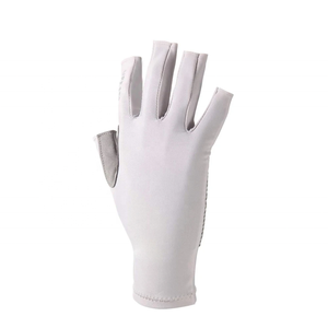 Guantes de pesca de medio dedo, material sintético, unisex, para todas las estaciones, diseño sin cordones, transpirables, impermeables - Product Image 2