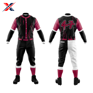 Uniforme de béisbol personalizado para adultos de alta calidad Diseño único Contraste de colores Cómodo Ropa deportiva de talla grande Transpirable Razonable - Product Image 4