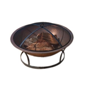 Jardín al aire libre portátil Barbacoa Fiestas Fogata a la venta Soporte geométrico Metal Hierro Cuenco grande Forma redonda Jardín al aire libre Fogata - Product Image 6