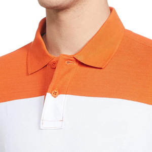 Logotipo personalizado de los hombres para los polos de manga corta Ropa de verano Tela de lona de color sólido para un estilo personalizado - Product Image 4