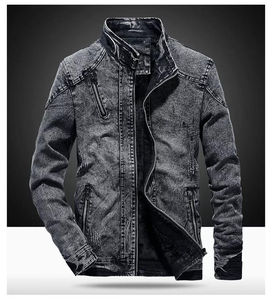 Veste en jean pour homme tendance et décontractée de la collection hiver, avec un tissu en coton biologique de qualité supérieure et respectueux de l'environnement - Product Image 2