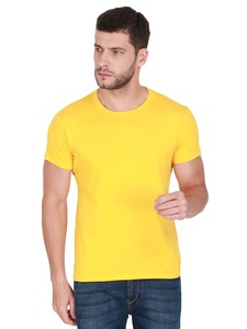 Cao Cấp Người Đàn Ông Của Giản Dị Cotton T-Shirt 180gsm Mùa Hè Jersey In Chất Lượng Cao Dệt Kim Cổ Được Sản Xuất Tại Ấn Độ - Product Image 6