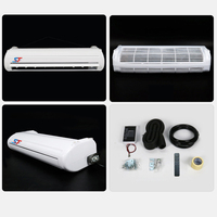 Eléctrico 12V/24V tipo oculto RV eléctrico estacionamiento aire acondicionado para VAN eléctrico estacionamiento aire acondicionado para Mini autobús