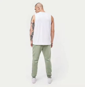 Pantalons de jogging décontractés pour hommes avec impression de logo personnalisé, jambe droite, molleton lourd, plusieurs poches, toile 100% coton, imperméable - Product Image 5