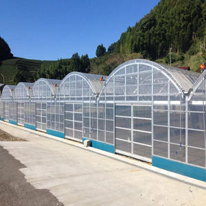 Serre en tôle PC à montage facile, tunnel multi-spans galvanisé, petite/grande serre pour fermes et usage végétal - Product Image 2