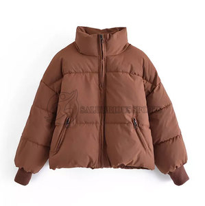 เสื้อแจ็คเก็ตบอมเบอร์คอเต่าปักโลโก้ตามสั่งสำหรับผู้หญิง คุณภาพสูง สำหรับฤดูหนาว กันน้ำ ผลิตจากผ้าไม่ถักทอ เป็นมิตรกับสิ่งแวดล้อม รับผลิตแบบ OEM - Product Image 2