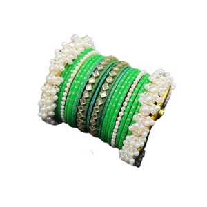 Trendy Factory Direct Sales Silver Plated <b>Copper</b> Alloy Bangles Sets <b>Women's</b> Churiyan Geometric Design <b>for</b> Adults Wedding - Product Image 1