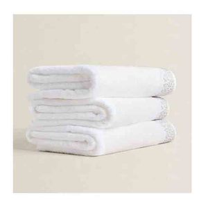 Nouveau design de haute qualité 100% coton bon marché Home Textile Gift Set Serviette Broderie Serviette de bain à vendre - Product Image 2