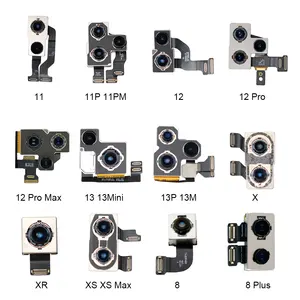 كاميرا أصلية لأجهزة الآيفون 7 8 X XR XS XSMax 11 12Pro 13Pro Max, تأتي مع كابل مرن ، وخاصية إصلاح الهاتف ، وكاميرا خلفية
