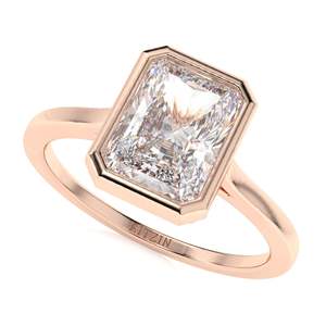 Anillo de compromiso de diamante con forma radiante 1.50CT para mujer - Product Image 5