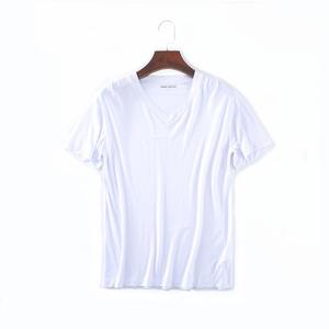 Nouveau T-shirt en coton pour homme 2025 – Col rond, grande taille, manches courtes, coupe ample, couleur unie, décontracté - Product Image 2