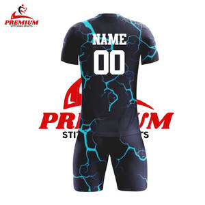 Vintage Style Custom Sublimation Soccer Jersey Classic Retro Football Shirt Stitched V-Neck Quick Dry 100% Polyester Sports - Product Image 6