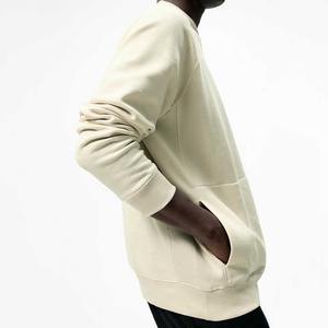 Personalizado 100% algodón de alta calidad de talla grande sudaderas de gran tamaño francés Terry manga raglán hombres cuello redondo pulóver sudaderas con capucha - Product Image 2