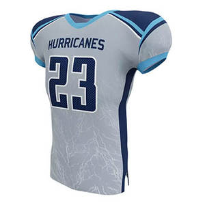 Camisetas de Fútbol Americano Personalizadas de la Mejor Calidad, Cortas, 100% Poliéster, Transpirables, MOQ Bajo, Nueva Llegada - Product Image 5