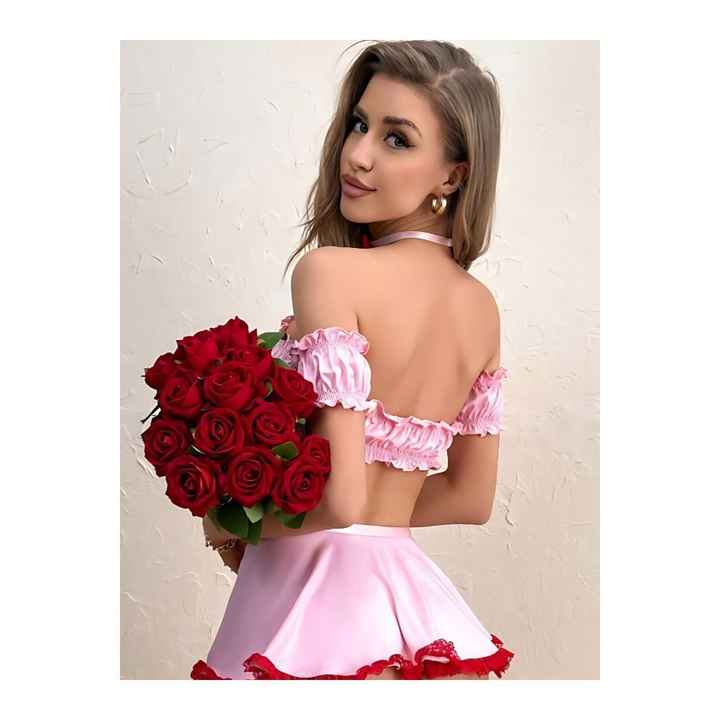 Hearts Print Nightgown - Carina main image 1