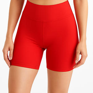 Ensemble Crop Top Zippé et Short Cycliste Taille Haute 2 Pièces Sportif Yoga Fitness Gym Décontracté 2026 - Product Image 5