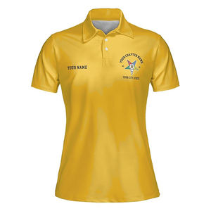 Ordre personnalisé de l'étoile de l'Est OES polo multicolore pour femmes chemises polo à manches courtes sur mesure de haute qualité - Product Image 2