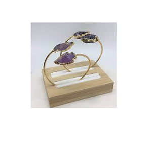 Dernier design, fabricant direct d'Inde, bracelets en améthyste électro-plaqués de qualité supérieure à prix abordable - Product Image 1
