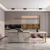 Solusi Kabinet Dapur Stainless Steel 304 Lengkap dengan Panel Lacquer, Warna dan Finishing Kustom untuk Pengembang dan Pembangun