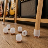 Protections de pieds de meubles en silicone, capuchons de sol anti-rayures, antidérapants, silencieux, réduction du bruit pour les pieds de table et de chaise