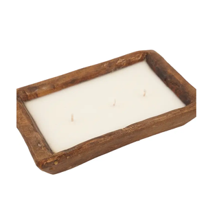 Wood Dough <b>Candle</b> Stand Bowl Rustic Handcrafted <b>Dinner</b> Table Decorate Wooden Dough Bowls for Restaurant used - Product Image 6