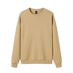 Vente chaude de haute qualité hommes surdimensionné sweat à col rond couleur unie tissu tricoté Style décontracté pour l'hiver - Product Image 4