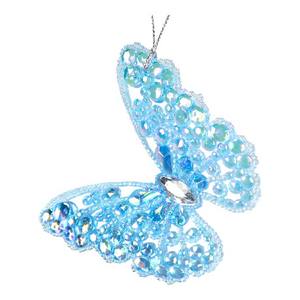 Offre Spéciale Noël Nouvel An Printemps Ménage Décoration Transparent Fuchsia Rose avec Irrid Plaqué Acrylique 3D Papillon Ornement - Product Image 4