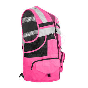 OEM U FIT FITNESS GEAR 2017 Chaleco DE SEGURIDAD transpirable de alta calidad Material reflectante de alta visibilidad Logotipo de colores personalizado - Product Image 3