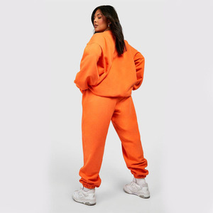 Pantalones de chándal de lana para mujer de calidad superior en naranja Todos los tamaños Pantalones de verano con cordones Bolsillos laterales Decoración pintada - Product Image 3